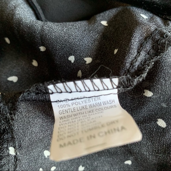 Ava. Black Mini Wrap Dress - Picture 3 of 4